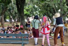 Apresentação de teatro no Sítio do Picapau Amarelo em Taubaté