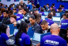 Jovens estudantes participando de processos seletivos de estágio do CIEE