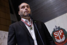 Vereador Carlos Bolsonaro. (Foto: Rodrigo Romeo/Alesp)