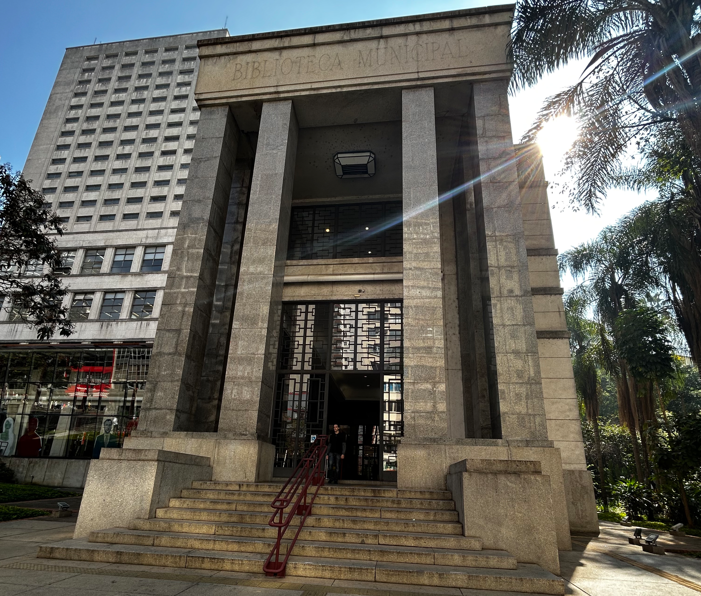 Biblioteca municipal Mário de Andrade, no centro de São Paulo