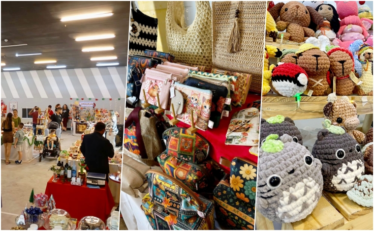 Expositores da Feira Mix Empreendedora de Natal no Shopping Pátio Pinda