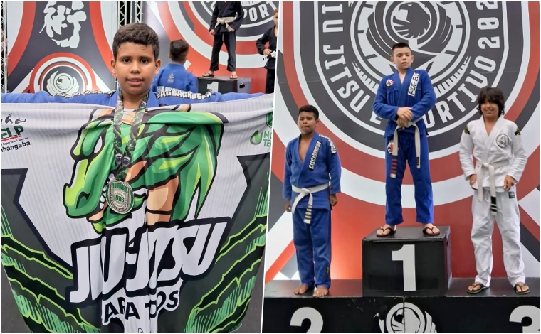 Davi Avelar comemora vice-campeonato mundial de Jiu-Jitsu no Ibirapuera