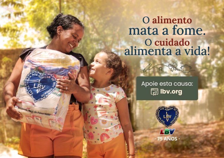 As doações estão sendo entregues a famílias que vivem em situação de vulnerabilidade social que, ao longo do ano, participaram dos serviços e programas socioeducacionais da LBV