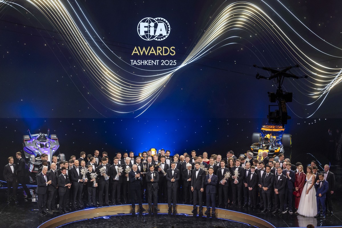 Premiação da FIA. 