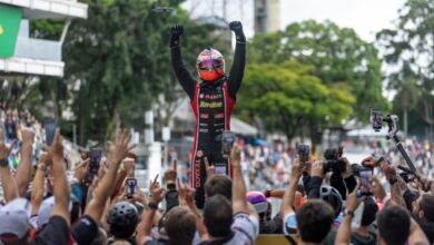 Arthur Leist vibra com a Crown Racing em Interlagos (Magnus Torquato/BRB Stock Car)