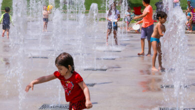 As piscinas verticais são uma alternativa lúdica e segura de lazer, especialmente para o público infantil - Foto: Divulgação