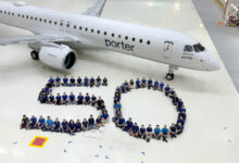 Embraer entrega o 50º jato E195-E2 à Porter Airlines em São José dos Campos