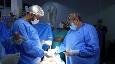Operação de transplante de órgãos