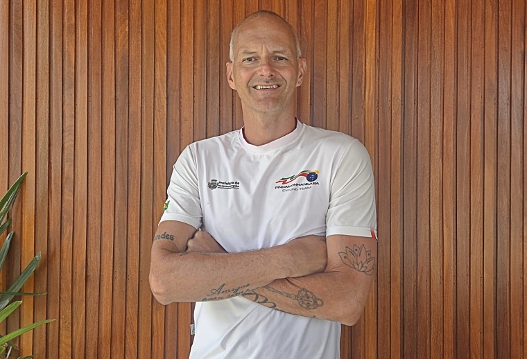 Fabão, novo técnico da equipe de ciclismo de Pindamonhangaba