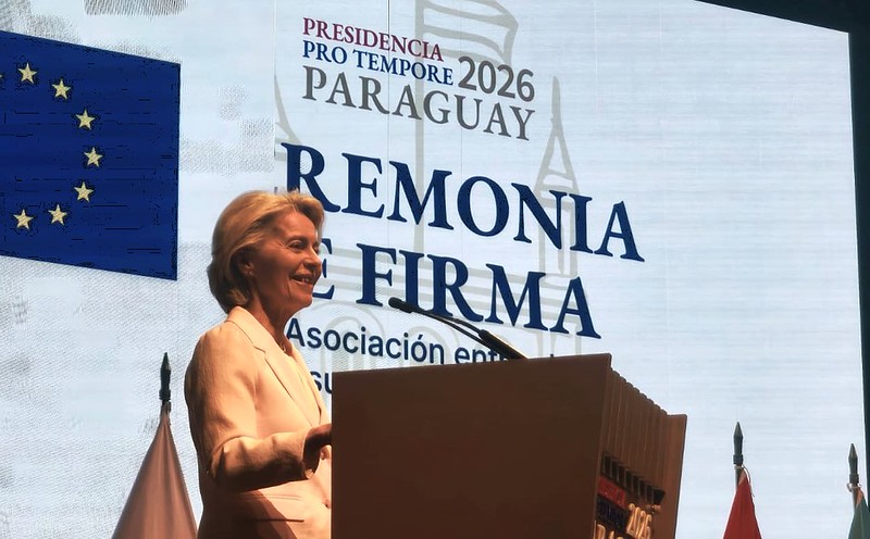A presidenta da Comissão Europeia, Ursula von der Leyen