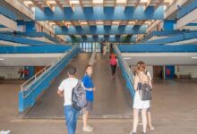 Vão livre dos prédios de História e Geografia da FFLCH